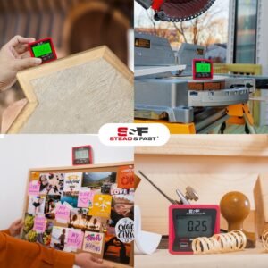 S&F STEAD & FAST Digital Angle Finder Gauge Magnetic Protractor Inclinometer Table Saw Angle Gauge Level Cube with Magnetic Base for Woodworking, Carpentry, Construction - Image 10