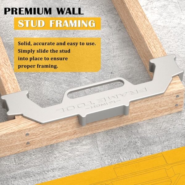 Framing Tools,16 Inch On-Center Stud Layout Tool,100% Cast Aluminum Framing Spacing Tool,Premium Wall Stud Framing Tool,Precision Measurement Jig Tool For Framing Wall 3 81HzODOSV4L. AC SL1500
