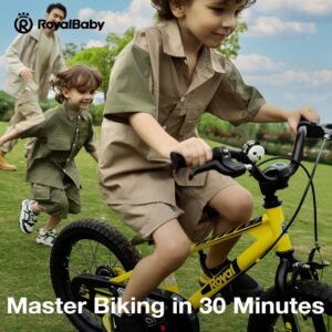 RoyalBaby Kids Bike EZ Freestyle Training Free Balance to Pedal Easy Learning Bicycle, 12-18 Inch for Toddlers to Big Kids - Image 8