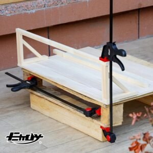 24" Bar Clamps for Woodworking, Medium 170 lbs One-Handed Spreader/Clamp, Light-Duty Quick-Clamp F Wood Clamps Set for Hand Wood Working Crafts Grip Gluing - 2 Pack 18 24" Bar Clamps for Woodworking, Medium 170 lbs One-Handed Spreader/Clamp, Light-Duty Quick-Clamp F Wood Clamps Set for Hand Wood Working Crafts Grip Gluing - 2 Pack - Image 9