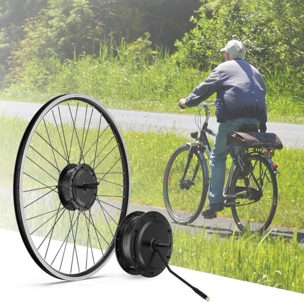 BAFANG 48V500W Front Hub Motor Kit 26"/700C Front Wheel Electric Bike Conversion kit Ebike Conversion Kit with Battery& Display(Optional) 9 81L5gKEm2ZL. AC SL1500