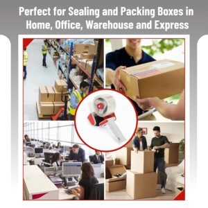 Mr. Pen - Heavy Duty Packing Tape Dispenser Gun 2-Inch, 2 Pack With 2 Rolls, Clear Packaging Tape for Moving and Boxes - Image 7