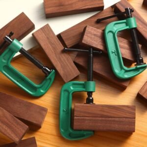 4 Pcs C Clamp Set 2 Inch Heavy Duty G-Clamps Automotive and Wood Working Clamps with Jaw Opening Sliding for DIY Carpentry Woodworking Welding and Building(2 Inch, Green) 16 4 Pcs C Clamp Set 2 Inch Heavy Duty G-Clamps Automotive and Wood Working Clamps with Jaw Opening Sliding for DIY Carpentry Woodworking Welding and Building(2 Inch, Green) - Image 8