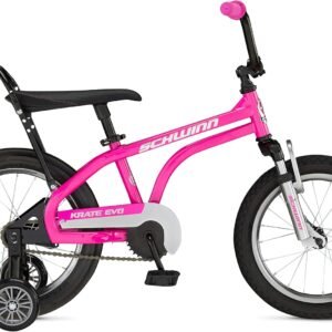 Schwinn Krate EVO Kids Bike for Boys and Girls Ages 3-5 Years, 16-Inch Wheels, Front Suspension, Slik Rear Tire, Rider Height 38 to 48-Inches, Removable Training Wheels, Rear Coaster Brake - Image 8