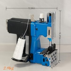 Bag Sewing Machine - 2s/bag Heavy Duty Portable Stitching Machine for Woven Bags, Non-Woven Fabrics, Leather | Warehouse & Farm Packing Tool (Blue, Corded - 110V AC) 16 Bag Sewing Machine - 2s/bag Heavy Duty Portable Stitching Machine for Woven Bags, Non-Woven Fabrics, Leather | Warehouse & Farm Packing Tool (Blue, Corded - 110V AC) - Image 8