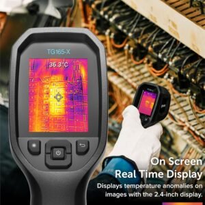 FLIR TG165-X Thermal Imaging Camera with Bullseye Laser: Commercial Grade Infrared Camera for Building Inspection, HVAC and Electrical - Image 5