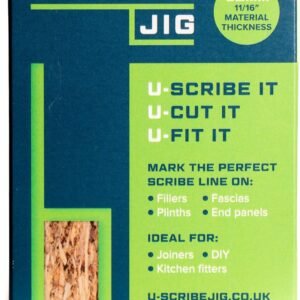 u-scribe jig 18mm (11/16") Set of 3 Woodwork & Carpentry Jigs - Makes Scribing Fillers, Toe Kicks and Ceiling Scribes easy, ideal for Carpenters, Joinery, Furniture and Cabinet Installing 12 u-scribe jig 18mm (11/16") Set of 3 Woodwork & Carpentry Jigs - Makes Scribing Fillers, Toe Kicks and Ceiling Scribes easy, ideal for Carpenters, Joinery, Furniture and Cabinet Installing - Image 3