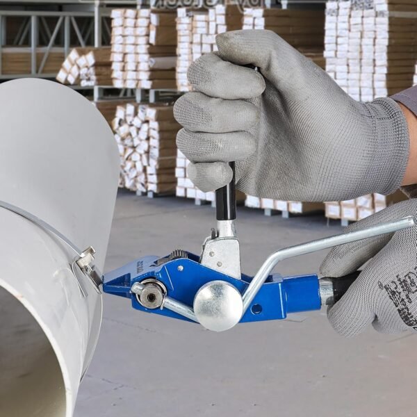 VEVOR Banding Strapping Kit with Strapping Tensioner Tool, 100 ft Length 304 Stainless Steel Banding 100 Metal Seals, Pallet Packaging Strapping Banding Kit, Banding Packaging Strapping for Packing 9 81VrXSucEZL. SL1500