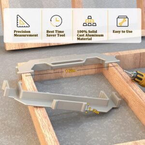 Framing Tools,16 Inch On-Center Stud Layout Tool,100% Cast Aluminum Framing Spacing Tool,Premium Wall Stud Framing Tool,Precision Measurement Jig Tool For Framing Wall 12 Framing Tools,16 Inch On-Center Stud Layout Tool,100% Cast Aluminum Framing Spacing Tool,Premium Wall Stud Framing Tool,Precision Measurement Jig Tool For Framing Wall - Image 4