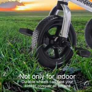 YGJT 3 in 1 Tricycle for Toddlers Age 2-5 Years Old, Folding Kids Balance Bike with Adjustable Seat and Removable Pedal, Toddler Bike Ride-on Toys for Infant, Gifts for Baby Boys Girls Birthday 15 YGJT 3 in 1 Tricycle for Toddlers Age 2-5 Years Old, Folding Kids Balance Bike with Adjustable Seat and Removable Pedal, Toddler Bike Ride-on Toys for Infant, Gifts for Baby Boys Girls Birthday - Image 7