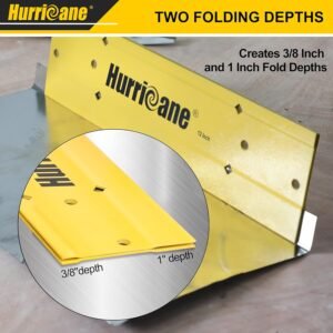 HURRICANE 12 Inch Folding Tool, Sheet Metal Bending Tools for HVAC, Duct Bender Hand Tool, Forming Metal 12 HURRICANE 12 Inch Folding Tool, Sheet Metal Bending Tools for HVAC, Duct Bender Hand Tool, Forming Metal - Image 5