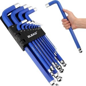 ELEAD Jumbo Hex Key Allen Wrench Set | 13-Piece Metric 2-19mm | Long Ball End Durable S2 | Automotive | Mechanic | Furniture | Professional Grade Tools - Image 2