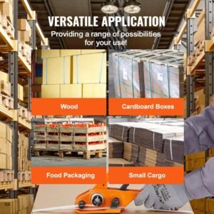 VEVOR Banding Strapping Kit with Strapping Tensioner Tool, Banding Sealer Tool, 3280 ft Length PP Band, 1000 Metal Seals, Pallet Packaging Strapping Banding Kit Banding Packaging Strapping for Packing - Image 7