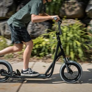 Mongoose Trace Air Non-Electric Scooter for Youth Boys Girls Age 8+ Year Old, Max Weight of 220 lbs., 12-Inch Air Tires, Non-Folding Design, Adjustable Height Stem, BMX-Style Handlebar, Wide Foot Deck 15 Mongoose Trace Air Non-Electric Scooter for Youth Boys Girls Age 8+ Year Old, Max Weight of 220 lbs., 12-Inch Air Tires, Non-Folding Design, Adjustable Height Stem, BMX-Style Handlebar, Wide Foot Deck - Image 7