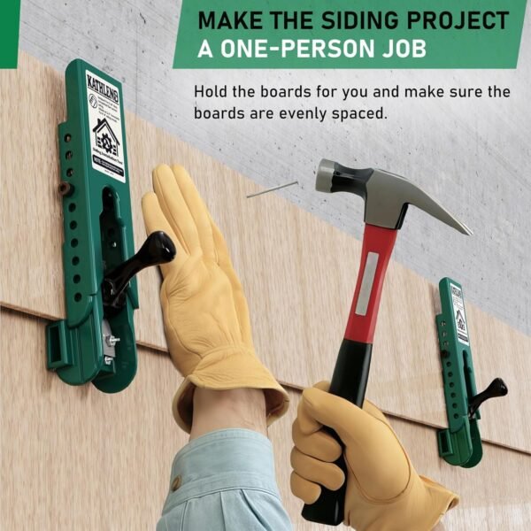 Siding Installation Tools, Siding Mounting Kit for Use with 5/16-Inch Fiber Cement Sidings, Lap Tools Gauge with Adjustable Reveals, Polycarbonate Body, 2 Pack 5 81kMZmrumaL. SL1500