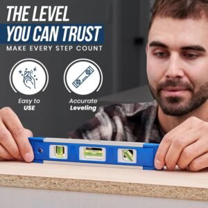 Staircision Stair Tread Template Tool - Stair Gauge Set with Carpenter Pencil and Level for Extra Precision - Solid Metal Stairs Jig for Accurately Measuring Angle and Length - Image 8