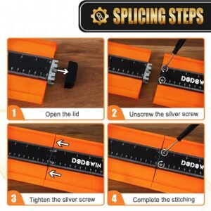 dodowin Connectable Contour Gauge 10+5inch, Mens Fathers Day Gifts for Dad Him Husband,for Adult Men, Super Gauge Outline Shape Tool, Woodworking Tools,Anniversary Birthday Gifts Ideas - Image 8