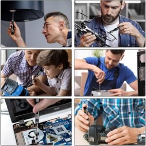 SHOWPIN 122 in 1 Precision Computer Screwdriver Kit, Laptop Screwdriver Sets with 101 Magnetic Drill Bits, Computer Accessories, Electronics Tool Kit Compatible for Tablet, PC, iPhone, PS4 Repair 15 SHOWPIN 122 in 1 Precision Computer Screwdriver Kit, Laptop Screwdriver Sets with 101 Magnetic Drill Bits, Computer Accessories, Electronics Tool Kit Compatible for Tablet, PC, iPhone, PS4 Repair - Image 7