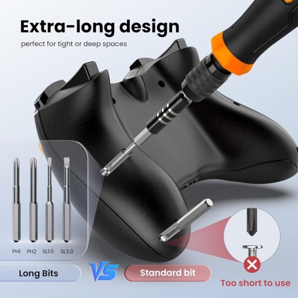 JOREST 152 in 1 Precision Screwdriver Set, Tool Gifts for Men, Magnetic Tool Kit with Torx Triwing Bits, Repair for Electronics,Macbook, Laptop, PC, RC, PS5, iphone,Jewelers, XBOX, Glasses 8 81mzYvRpn8L. AC SL1500