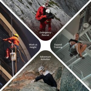 Lixada Zip Line Pulley 30KN Tandem Speed Double Pulley for 1/4 5/16 3/8 1/2 Cable Backyard Zipline, Hauling, Rigging and Commercial Purposes,Holds Upto 6700lbs - Image 8