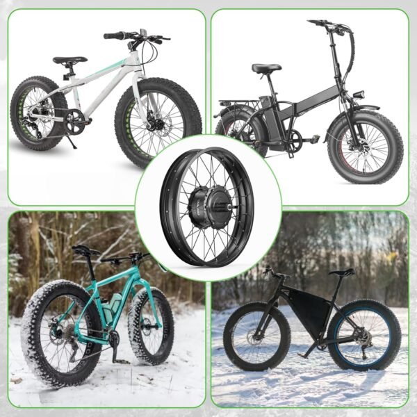 BAFANG 48V1000W Rear Hub Motor:Electric Bike Conversion Kit for 20"/26" Fat Tire Bikes, Ebike Kit with PAS Sensor, Optional Digital Display & Battery - Suit for for 175mm Dropout Size Snow/Beach Bike 10 81nuCgstXkL. AC SL1500