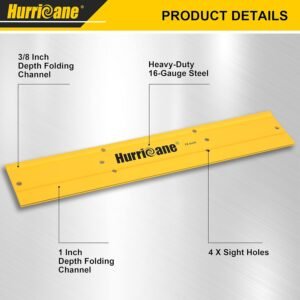 HURRICANE 18 Inch Folding Tool, Sheet Metal Bending Tool for HVAC, Bending and Forming Metal - Image 3