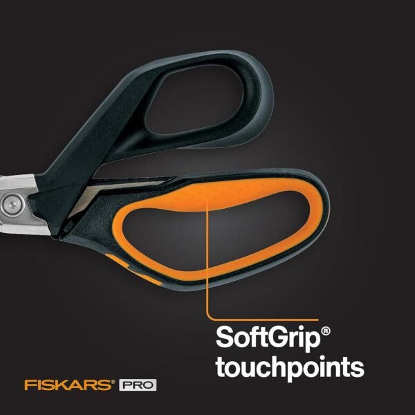Fiskars Pro PowerArc Shop Shears, Heavy Duty Stainless Steel Scissor, Industrial Grade Tool for Building and Construction, 10 in, Orange/Black 5 81z3foiQvdL. AC SL1500