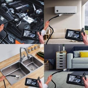 Endoscope Camera with Light, Borescope Camera with 4.3" IPS Screen, 1920P HD with 8 LED Lights, 16.4FT Semi-Rigid Cord, IP67 Waterproof Endoscope for Sewer, Cool Gadgets&Tools for Men - Image 8
