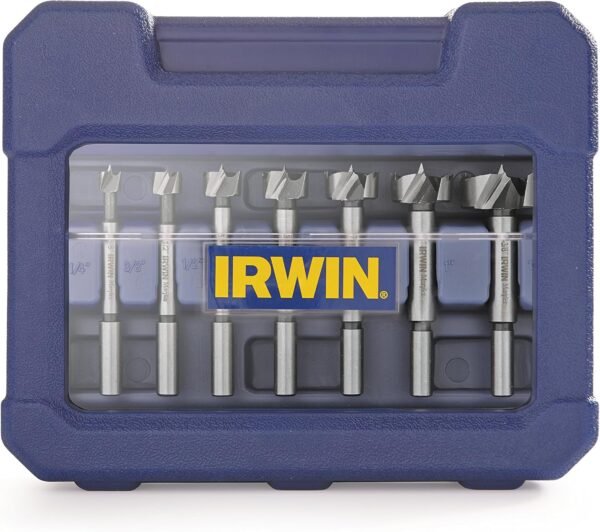 Irwin Tools IRWIN Marples Forstner Bit Set, Wood Drilling, 8 Piece (1966892) 2 918HiQFbc L. AC SL1500
