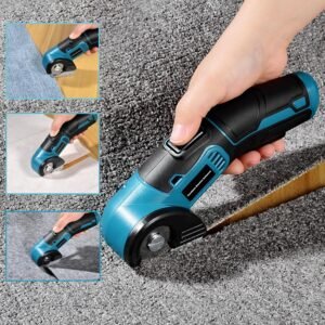 4V Cordless Electric Scissors Heavy Duty Cardboard, Fabric, Leather & Carpet Cutter with Brushless Motor & USB-C Charging, Includes 2 Tungsten Blades Tool Kit for DIY, Crafting, Industrial Use 18 4V Cordless Electric Scissors Heavy Duty Cardboard, Fabric, Leather & Carpet Cutter with Brushless Motor & USB-C Charging, Includes 2 Tungsten Blades Tool Kit for DIY, Crafting, Industrial Use - Image 8