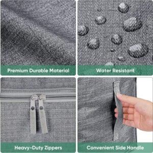 BALEINE 6-Pack Oversized Moving Bags with Reinforced Handles, Heavy-Duty Storage Tote for Clothes, Moving Supplies (Winter Grey, 6-Pack) 16 BALEINE 6-Pack Oversized Moving Bags with Reinforced Handles, Heavy-Duty Storage Tote for Clothes, Moving Supplies (Winter Grey, 6-Pack) - Image 8