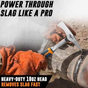 Mutt Tools 14oz Head Weight Welding Chipping Hammer - Professional Slag Hammer for Welders - Forged Steel Impact Tool for Metal Work - Welding Hammer 10 Mutt Tools 14oz Head Weight Welding Chipping Hammer - Professional Slag Hammer for Welders - Forged Steel Impact Tool for Metal Work - Welding Hammer - Image 3
