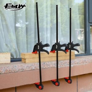 24" Bar Clamps for Woodworking, Medium 170 lbs One-Handed Spreader/Clamp, Light-Duty Quick-Clamp F Wood Clamps Set for Hand Wood Working Crafts Grip Gluing - 2 Pack 16 24" Bar Clamps for Woodworking, Medium 170 lbs One-Handed Spreader/Clamp, Light-Duty Quick-Clamp F Wood Clamps Set for Hand Wood Working Crafts Grip Gluing - 2 Pack - Image 7