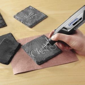 Dremel 729-01 11-Piece Carving & Engraving Rotary Tool Accessories Kit - Includes Engraving Bits & Grinding Stones- Ideal for Wood, Metal, and Glass - Image 8
