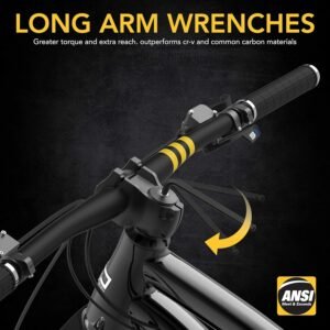 LEXIVON Master Wrench Key Set, 35-Piece Long Arm Ball End Hex Keys | 3-Pack Metric/SAE & Star, Industrial Grade S2 Alloy Steel (LX-131) - Image 5
