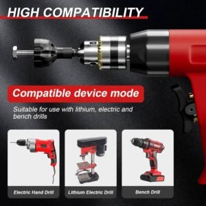 Deburring External Chamfer Tool with Tungsten Carbide Blades, Bolt Thread Repair & Burr Removal for Metal, PVC, Wood, 3D Printing - 3/5"-1-3/8" (15-35mm) - Quick-Release 1/4" Hex Shank 15 Deburring External Chamfer Tool with Tungsten Carbide Blades, Bolt Thread Repair & Burr Removal for Metal, PVC, Wood, 3D Printing - 3/5"-1-3/8" (15-35mm) - Quick-Release 1/4" Hex Shank - Image 7
