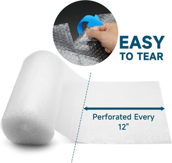 6 Pack Bubble Cushioning Wrap 12 inch x 36 Feet - Large Plastic Packing Roll for Moving Boxes & Shipping Supplies - Moving Supplies, Perforated Every 12 Inch 3 1763731274 61hAvjVW3UL. AC SL1500