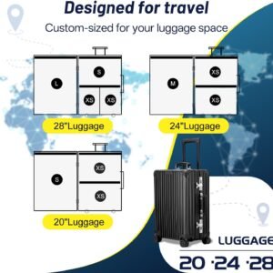 Combo 20 Pack Travel Vacuum Bags for Luggage with Portable Electric Pump,Vacuum Seal Bags for Clothing,Packing Cubes Compression,Cruise Ship and Travel Essentials 14 Combo 20 Pack Travel Vacuum Bags for Luggage with Portable Electric Pump,Vacuum Seal Bags for Clothing,Packing Cubes Compression,Cruise Ship and Travel Essentials - Image 7