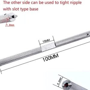 Spoke Nipple Insertion Driver Tool for Spoke Lacing and Wheel Building - Image 4