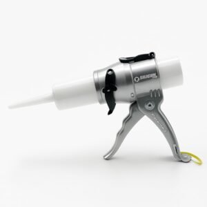 SILIGUN™ PRO Compact 24:1 Caulking Gun - No Drip Caulk Gun - Patent Design - Lightweight Aluminum Frame - Works with all 10 oz Tubes (SILIGUN PRO) - Image 3