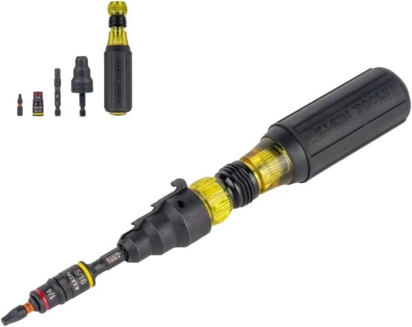 Klein Tools 85191HD Flip Socket Conduit Reamer Driver, 3-in-1 Impact-Rated Tool for 1/2-Inch, 3/4-Inch, 1-Inch Conduit, Integrated Quick-Connect Handle with Magnetic Bit Holder 2 41ddJJ6hk8L. AC SL1000