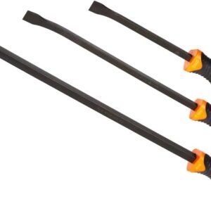 Mayhew Tools 14071OR Dominator Pro 3-Piece Pry Bar Set, 12", 17" & 25" Curved Pry Bars, Orange - Image 3