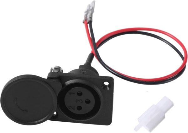 KAMIER XLR Charger Port for Razor MX650 MX500 SX500 Mcgrath Dirt Rocket Bike EcoSmart Metro Kids Electric Scooter E-Scooter E-Bike Off Road Motocross Parts 3 Pin 2 Wires 2 512Aar4Mm3L. AC SL1500