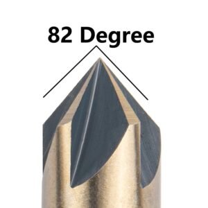 Cobalt Countersink Drill Bits Set(5PCS), M35 HSSCO 82 Degree 5 Flutes,1/4 Inch Quick Change Hex Shank for Stainless Steel, Metal, Wood, Carbon Steel 1/4'' 3/8'' 1/2'' 5/8'' 3/4'' - Image 5