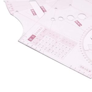 Multipurpose Curved Ruler Clothing Ruler Templates Sewing Clothing Pattern Making Measuring Tool Tailor Sewing Rulers for Quilting - Image 4