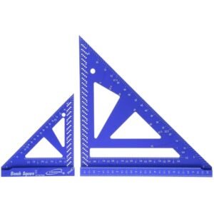 iGaging Bench Square 4" & 7" (Aluminum, Set), Tri Square Set, #36-BS-47-A - Image 5