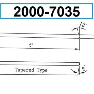 HHIP 2000-7035 1/8 x 11/16 x 5 Inch 5% Cobalt P3 Parallel Type Cut-Off Blade - Image 4