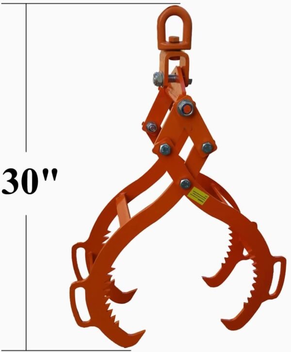28" Log Lifting Tongs Log Lifting Tongs 4 Claw Timber Heavy Duty Solid Steel,Swivel Dragging Steel Tongs Log Lifting 5 51Vd2D3A jL. AC SL1500