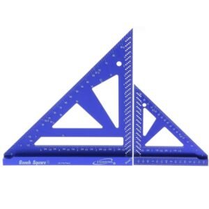 iGaging Bench Square 4" & 7" (Aluminum, Set), Tri Square Set, #36-BS-47-A - Image 4