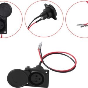 KAMIER XLR Charger Port for Razor MX650 MX500 SX500 Mcgrath Dirt Rocket Bike EcoSmart Metro Kids Electric Scooter E-Scooter E-Bike Off Road Motocross Parts 3 Pin 2 Wires 15 KAMIER XLR Charger Port for Razor MX650 MX500 SX500 Mcgrath Dirt Rocket Bike EcoSmart Metro Kids Electric Scooter E-Scooter E-Bike Off Road Motocross Parts 3 Pin 2 Wires - Image 5
